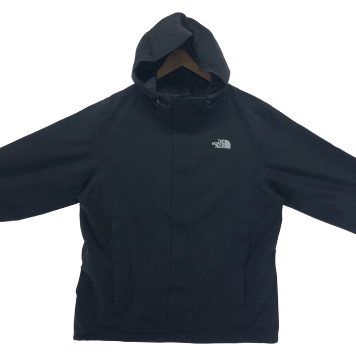 THE NORTH FACE HYVENT Mountain Parka Shell Jacket Men's L size polyester black type Vintage Second Hand