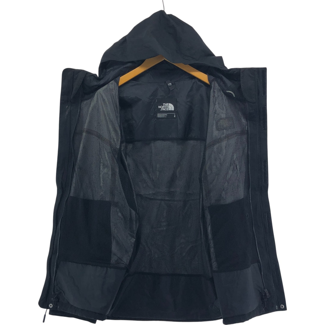 THE NORTH FACE HYVENT Mountain Parka Shell Jacket Men's L size polyester black type Vintage Second Hand