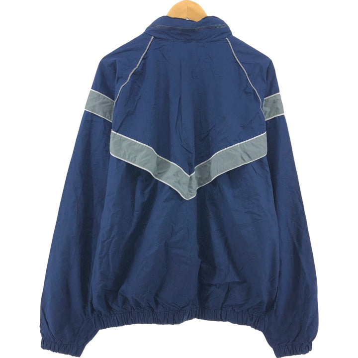 00'S US Military USAIR FORCE SKILCRAFT PTU Training Jacket Nylon Jacket Made in USA X-LARGE Nylon navy blue type Vintage Second Hand