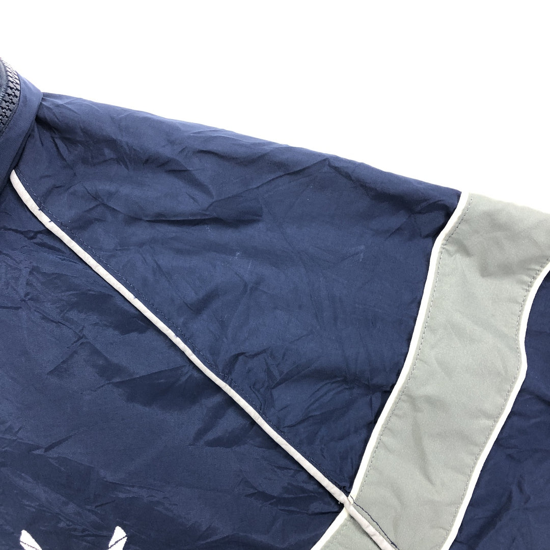 00'S US Military USAIR FORCE SKILCRAFT PTU Training Jacket Nylon Jacket Made in USA X-LARGE Nylon navy blue type Vintage Second Hand