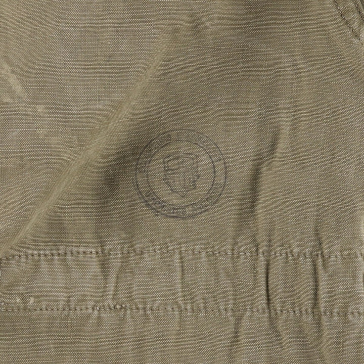 French Army M-47 Early Model Late Military Field Jacket Men's L Size Vintage unclear Khaki type beige Vintage Second Hand