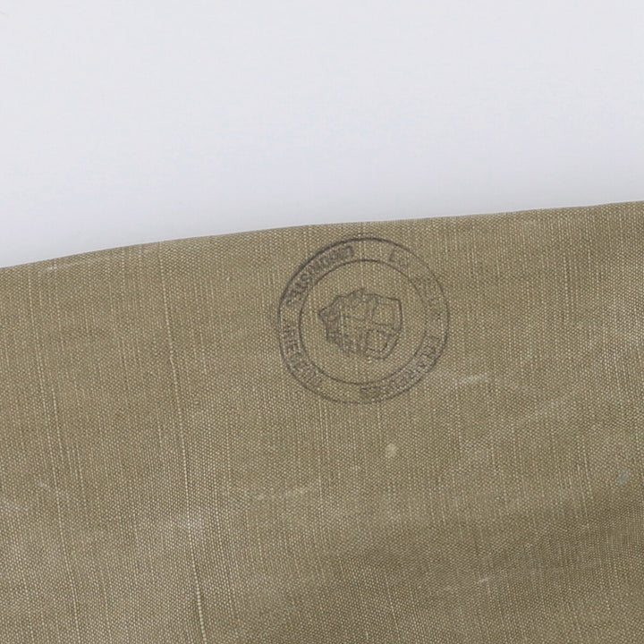 French Army M-47 Early Model Late Military Field Jacket Men's L Size Vintage unclear Khaki type beige Vintage Second Hand