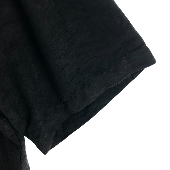 CARIBBEAN JOE Short Sleeve Open Collar Rayon Shirt Box Shirt Men's XL Rayon black type Vintage Second Hand