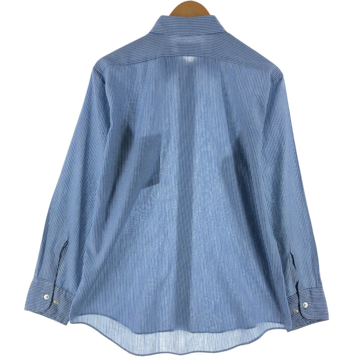 BOTANY '500' long sleeve striped shirt, made in the USA, men's size M, vintage unclear Blue type light blue Vintage Second Hand