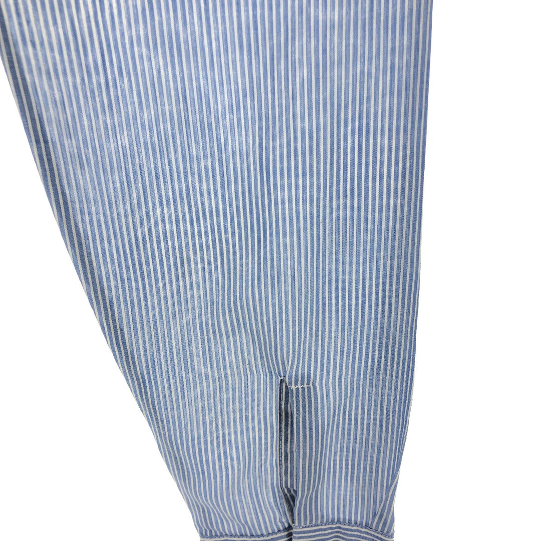 BOTANY '500' long sleeve striped shirt, made in the USA, men's size M, vintage unclear Blue type light blue Vintage Second Hand