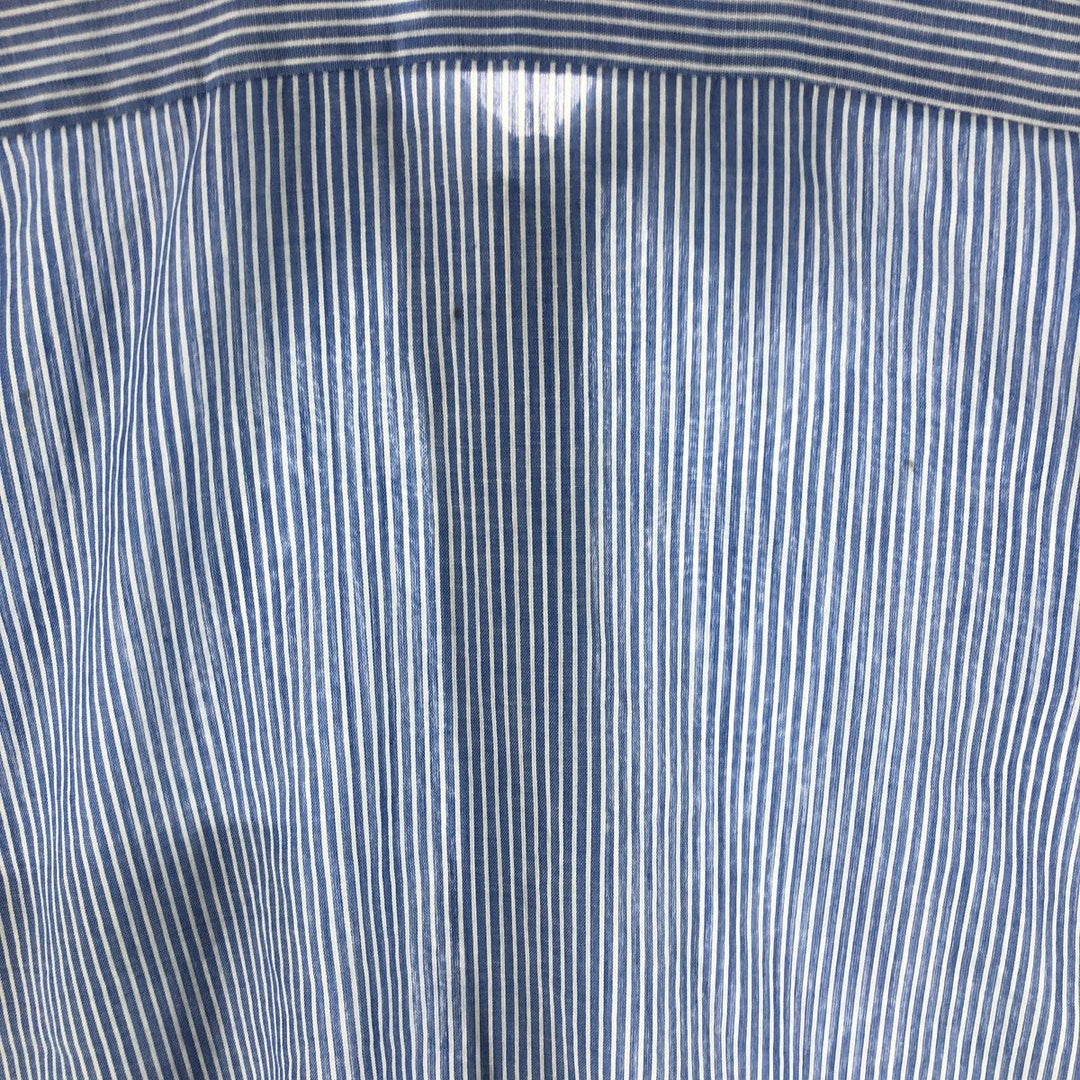 BOTANY '500' long sleeve striped shirt, made in the USA, men's size M, vintage unclear Blue type light blue Vintage Second Hand