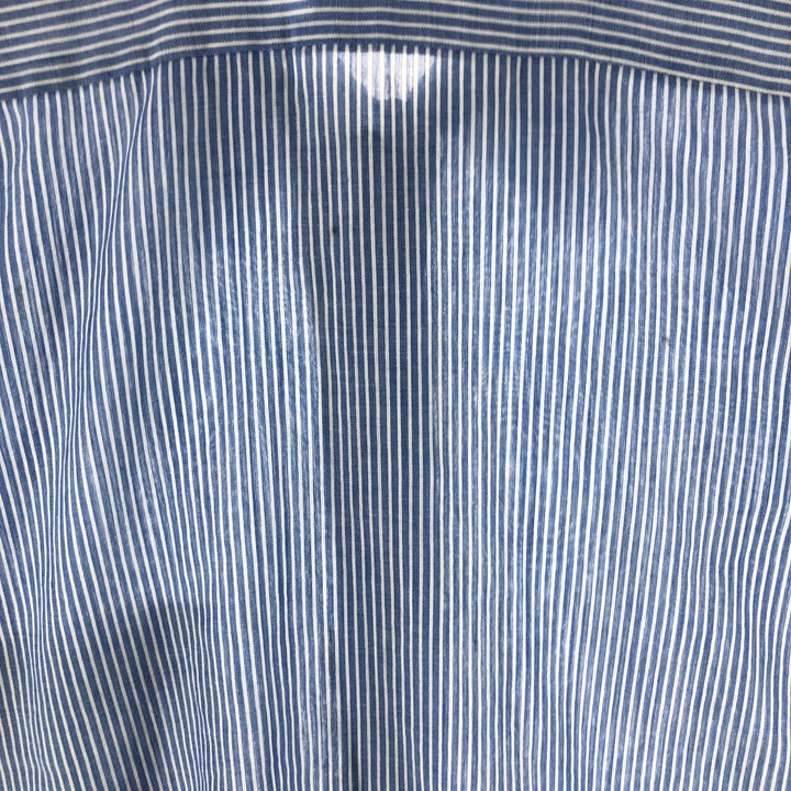 BOTANY '500' long sleeve striped shirt, made in the USA, men's size M, vintage unclear Blue type light blue Vintage Second Hand