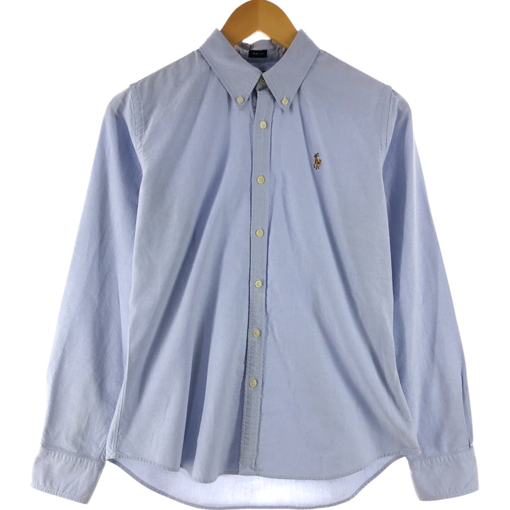 Ralph Lauren long sleeve button down shirt, women's size S cotton Blue type light blue Vintage Second Hand