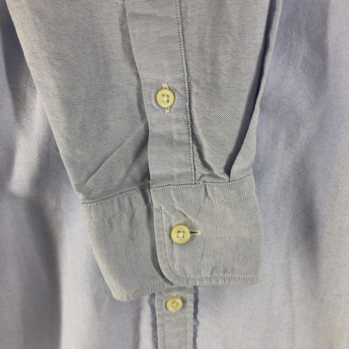 Ralph Lauren long sleeve button down shirt, women's size S cotton Blue type light blue Vintage Second Hand