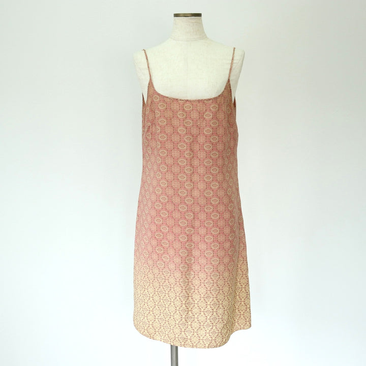 All-over print camisole, women's size S unclear pink type Vintage Second Hand