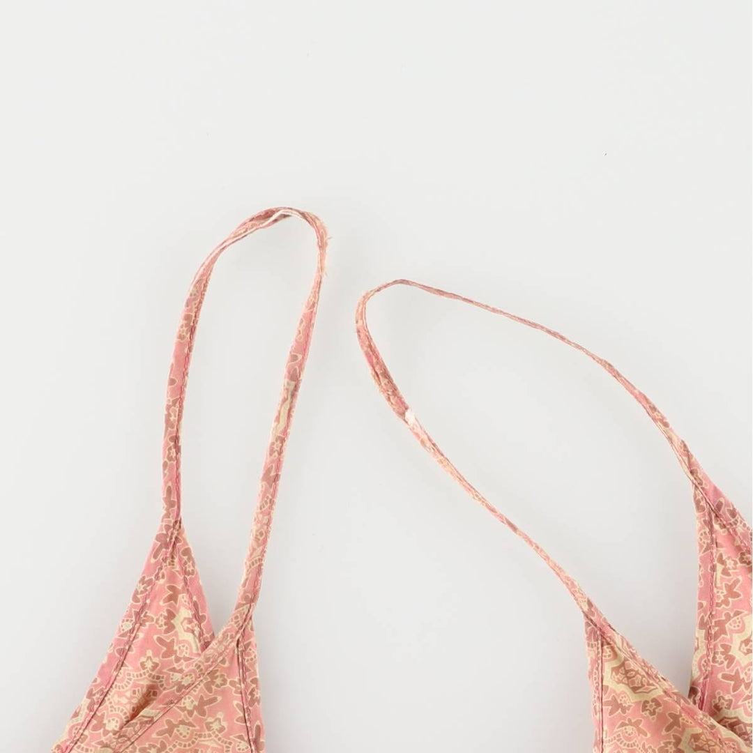 All-over print camisole, women's size S unclear pink type Vintage Second Hand