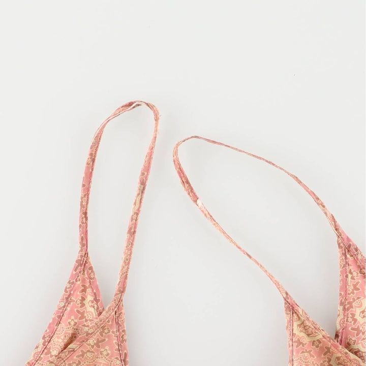 All-over print camisole, women's size S unclear pink type Vintage Second Hand