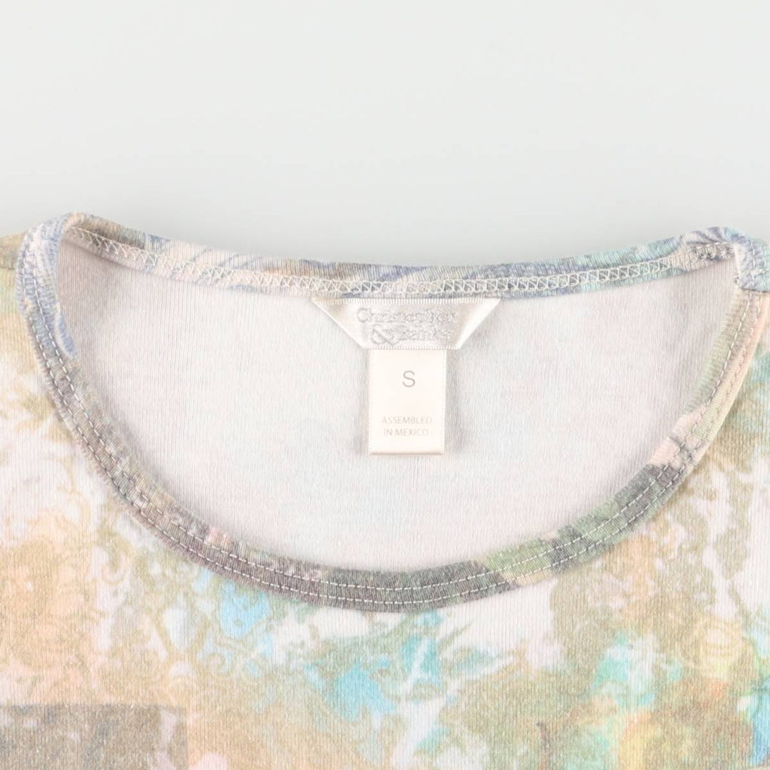 CHRISTOPHER and BANKS All-Over Print Tank Top, Women's Size S polyester multicolor Vintage Second Hand