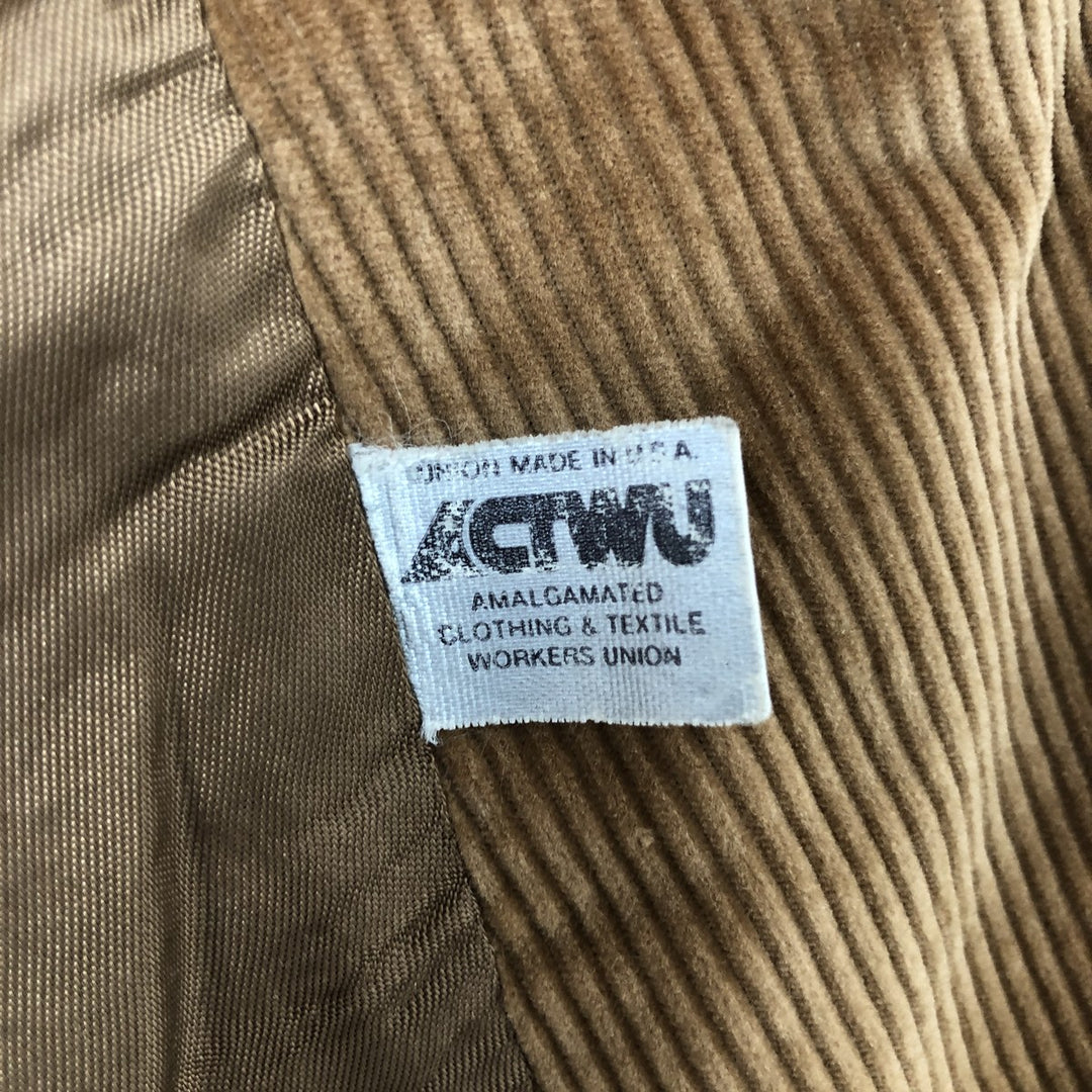 Vintage Palm Beach corduroy tailored jacket, made in the USA, size M, men's unclear Beige type Vintage Second Hand