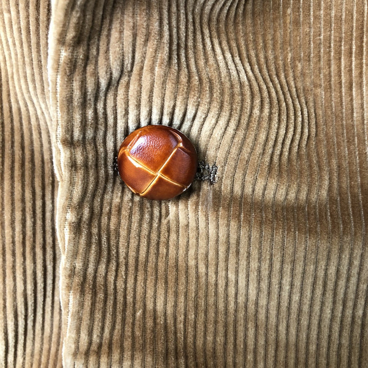 Vintage Palm Beach corduroy tailored jacket, made in the USA, size M, men's unclear Beige type Vintage Second Hand