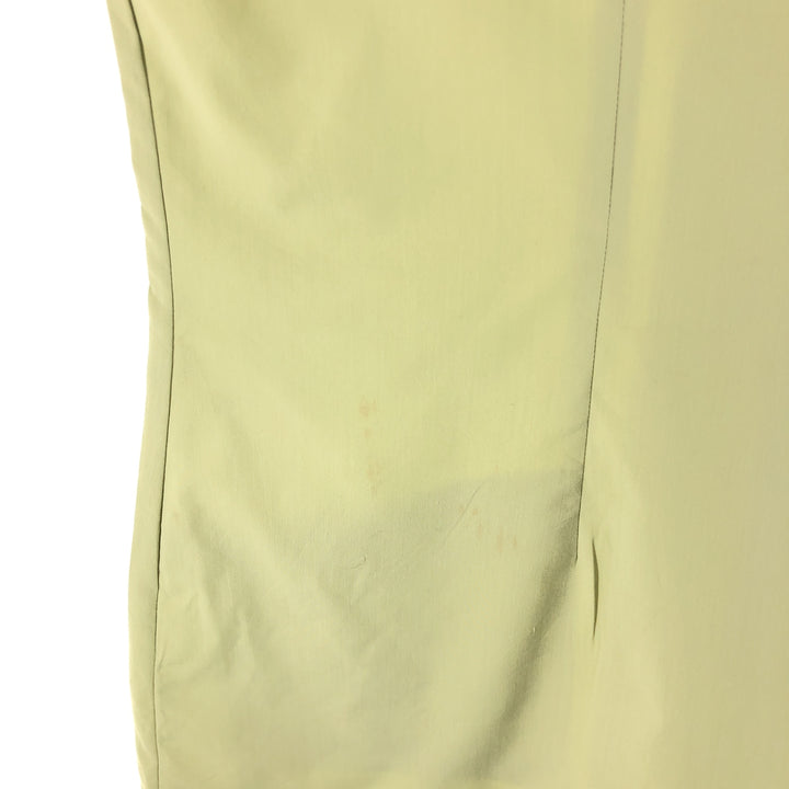 Short sleeve open collar shirt, women's size M unknown Khaki type sage green Vintage Second Hand