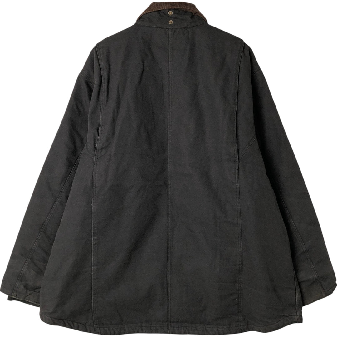 Dickies padded duck work jacket, men's size XXL cotton black type Vintage Second Hand