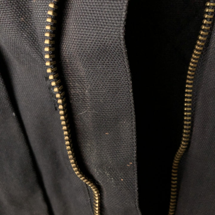 Dickies padded duck work jacket, men's size XXL cotton black type Vintage Second Hand