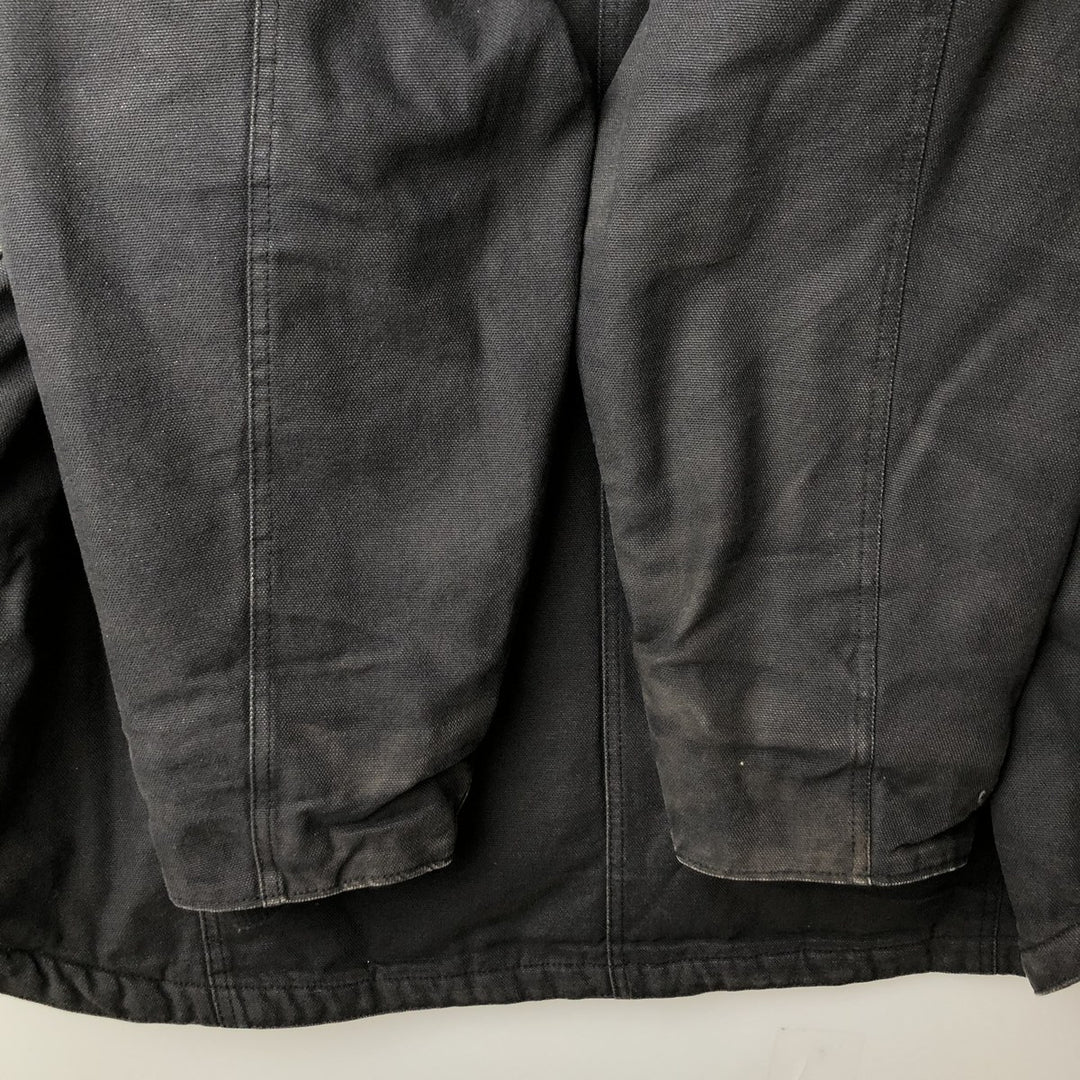 Dickies padded duck work jacket, men's size XXL cotton black type Vintage Second Hand