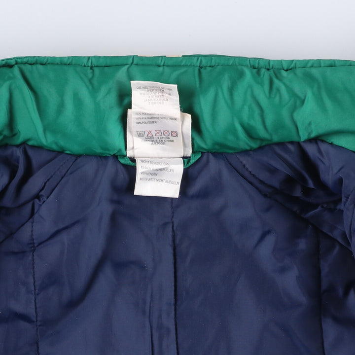 Vintage 90'S Adidas puffer jacket with back logo, size M, men's polyamide navy blue type Vintage Second Hand