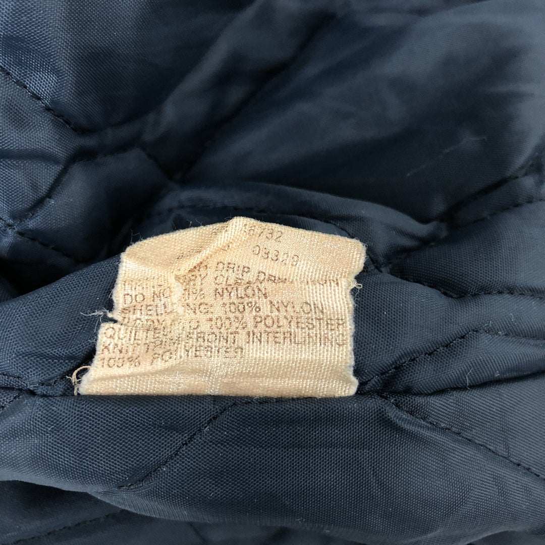 Vintage 80s-90'S Chalk Line NFL Chicago Bears Padded Nylon Stadium Jacket, Award Winning, Made in USA Nylon navy blue type Vintage Second Hand