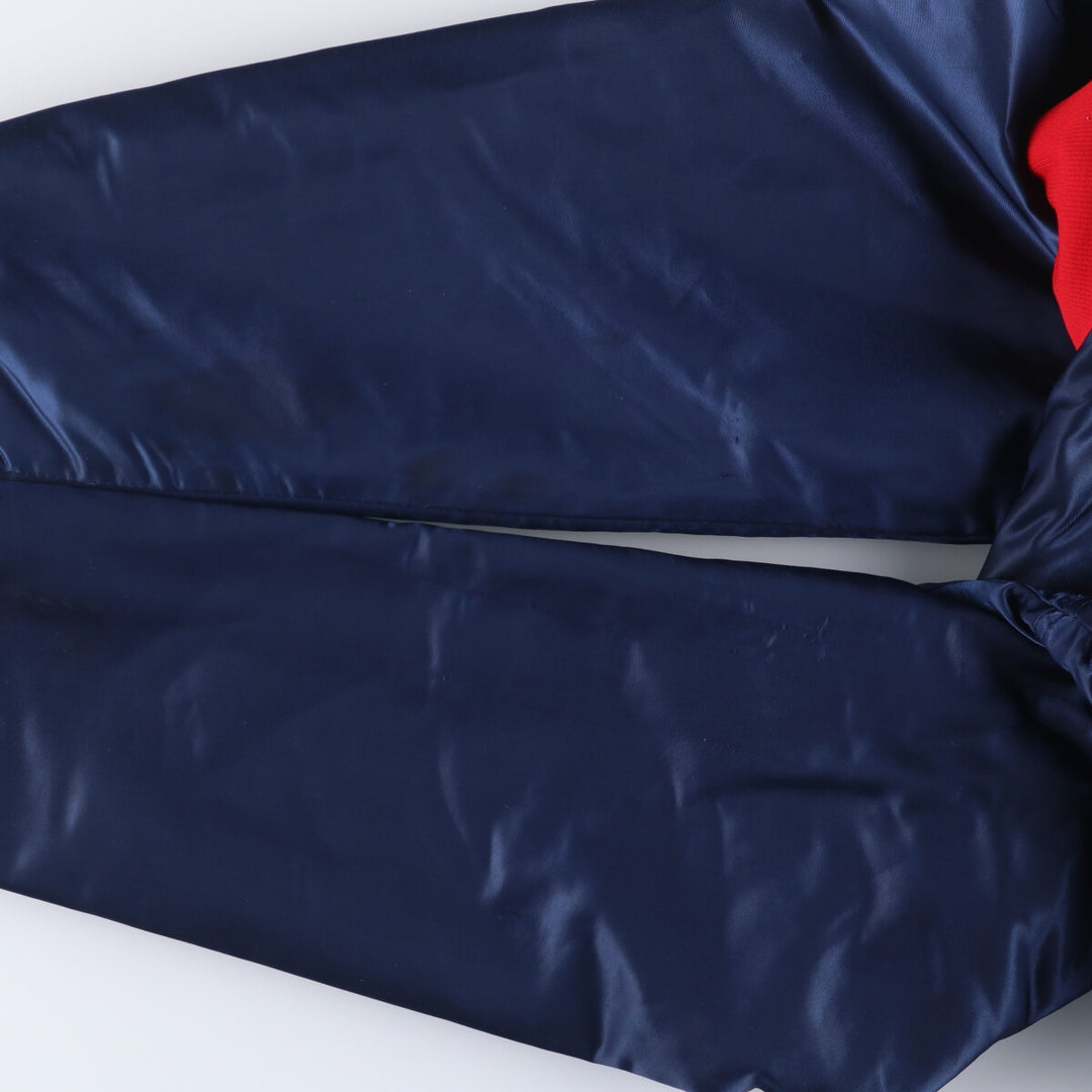 80s-90'S Starter MLB Los Angeles Angels Nylon Stadium Jacket, Award Jacket, Made in USA Nylon navy blue type Vintage Second Hand