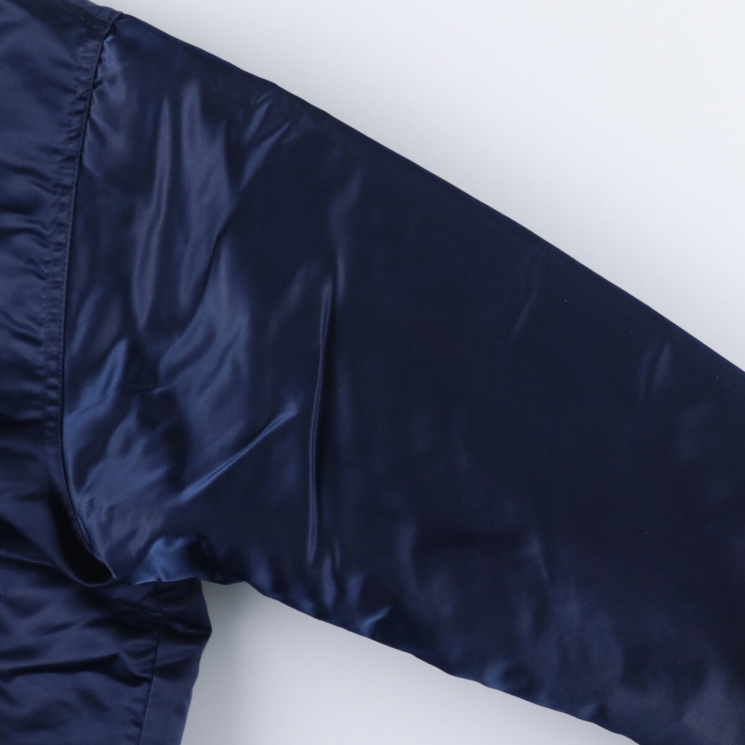 80s-90'S Starter MLB Los Angeles Angels Nylon Stadium Jacket, Award Jacket, Made in USA Nylon navy blue type Vintage Second Hand