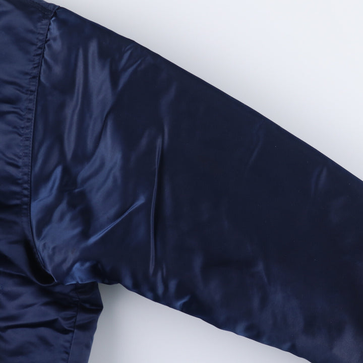 80s-90'S Starter MLB Los Angeles Angels Nylon Stadium Jacket, Award Jacket, Made in USA Nylon navy blue type Vintage Second Hand