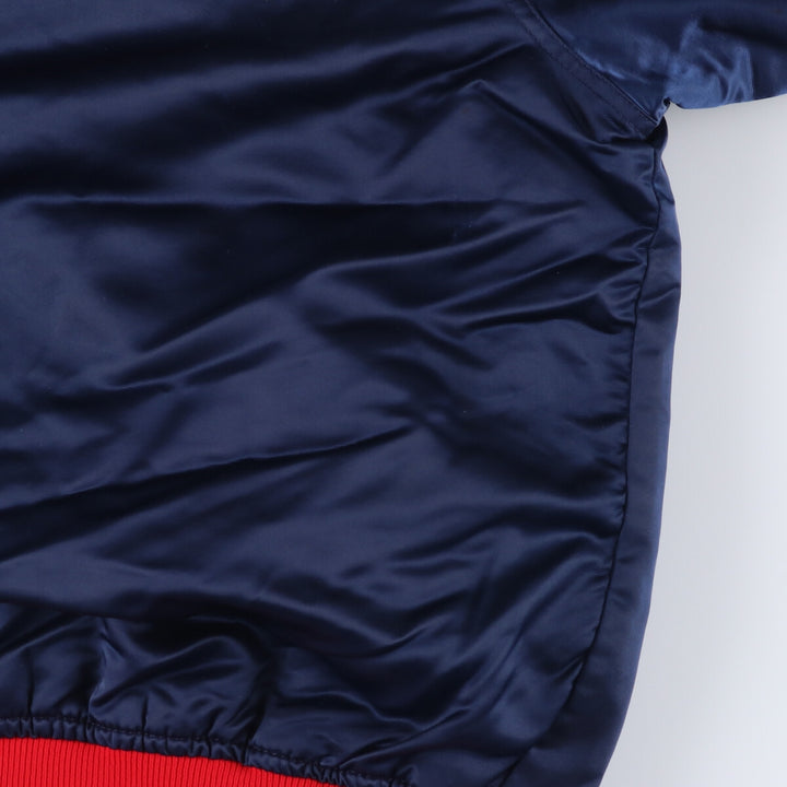 80s-90'S Starter MLB Los Angeles Angels Nylon Stadium Jacket, Award Jacket, Made in USA Nylon navy blue type Vintage Second Hand