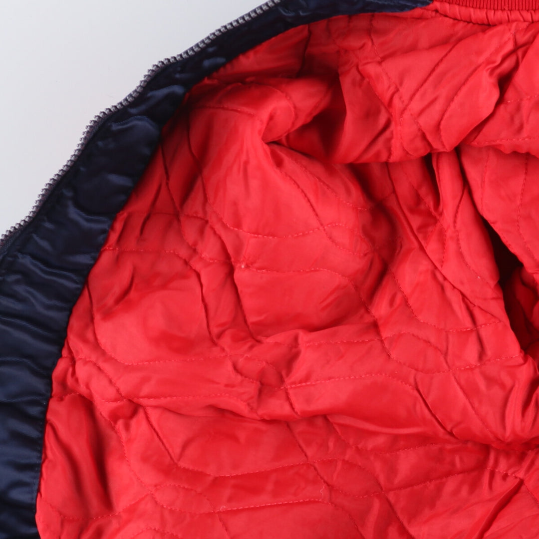 80s-90'S Starter MLB Los Angeles Angels Nylon Stadium Jacket, Award Jacket, Made in USA Nylon navy blue type Vintage Second Hand