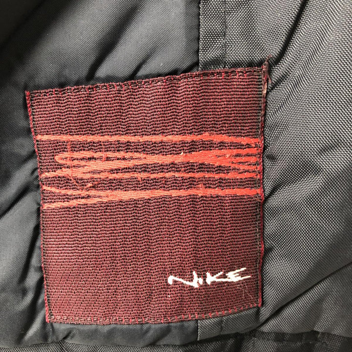 2000'S Nike padded hoodie/puffer jacket, men's size XL Nylon black type Vintage Second Hand