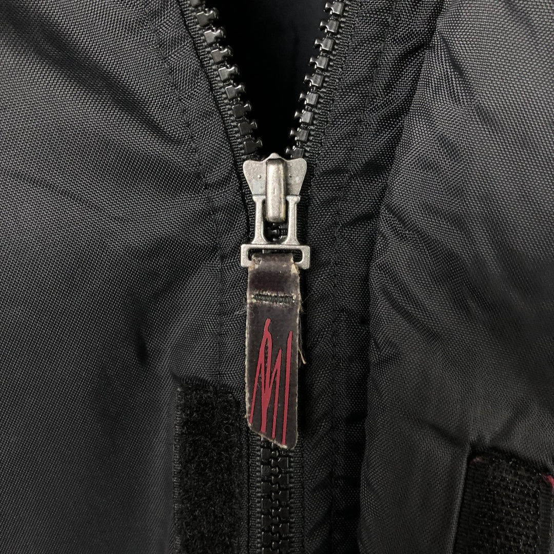 2000'S Nike padded hoodie/puffer jacket, men's size XL Nylon black type Vintage Second Hand