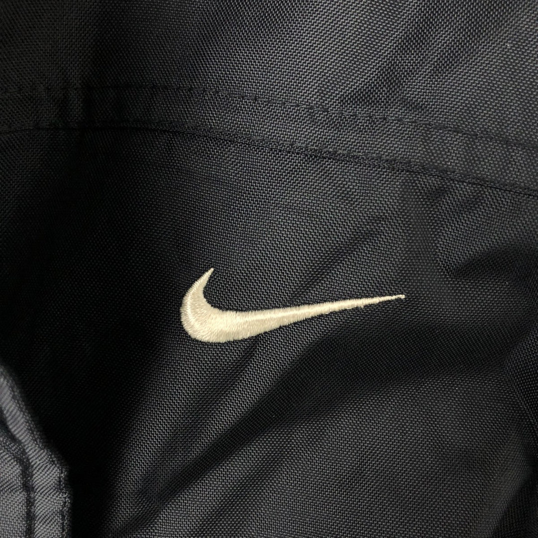 2000'S Nike padded hoodie/puffer jacket, men's size XL Nylon black type Vintage Second Hand