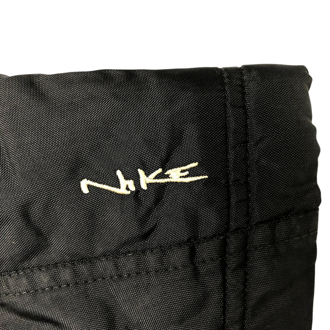 2000'S Nike padded hoodie/puffer jacket, men's size XL Nylon black type Vintage Second Hand