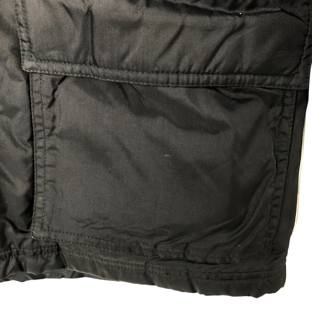 2000'S Nike padded hoodie/puffer jacket, men's size XL Nylon black type Vintage Second Hand