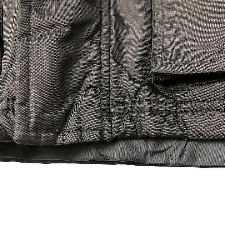 2000'S Nike padded hoodie/puffer jacket, men's size XL Nylon black type Vintage Second Hand