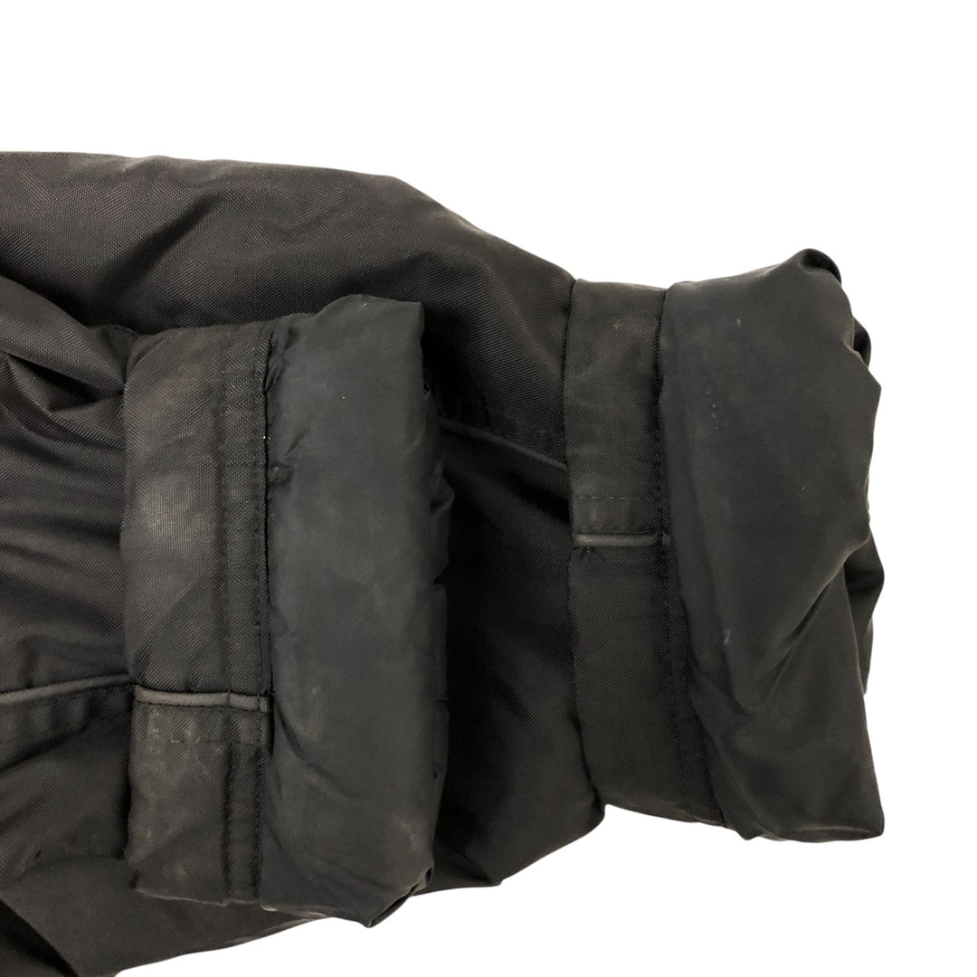 2000'S Nike padded hoodie/puffer jacket, men's size XL Nylon black type Vintage Second Hand