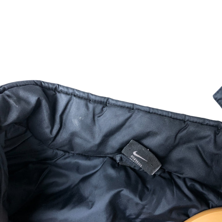 2000'S Nike padded hoodie/puffer jacket, men's size XL Nylon black type Vintage Second Hand
