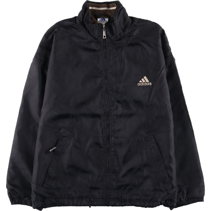 Vintage 90'S Adidas padded puffer jacket, size L, men's polyamide black type Vintage Second Hand
