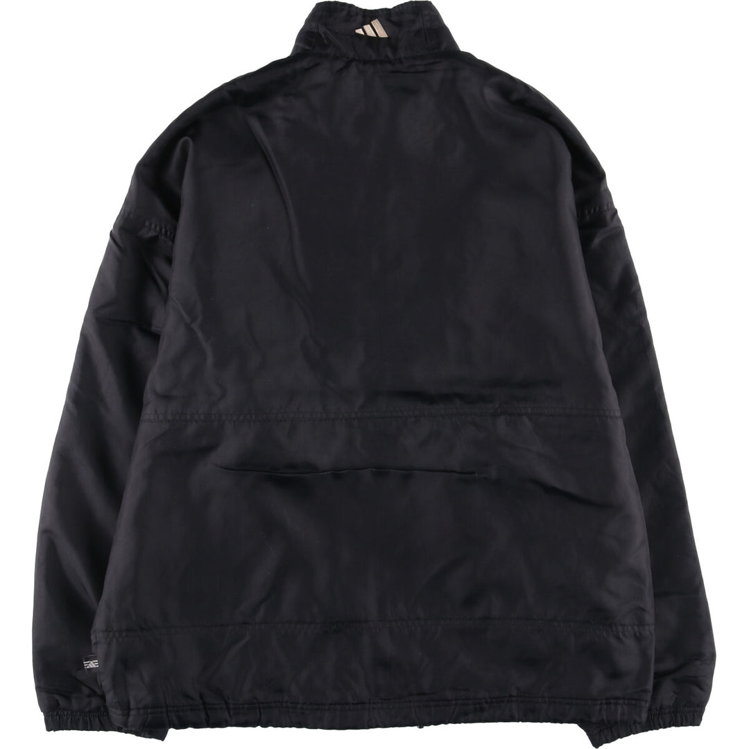 Vintage 90'S Adidas padded puffer jacket, size L, men's polyamide black type Vintage Second Hand