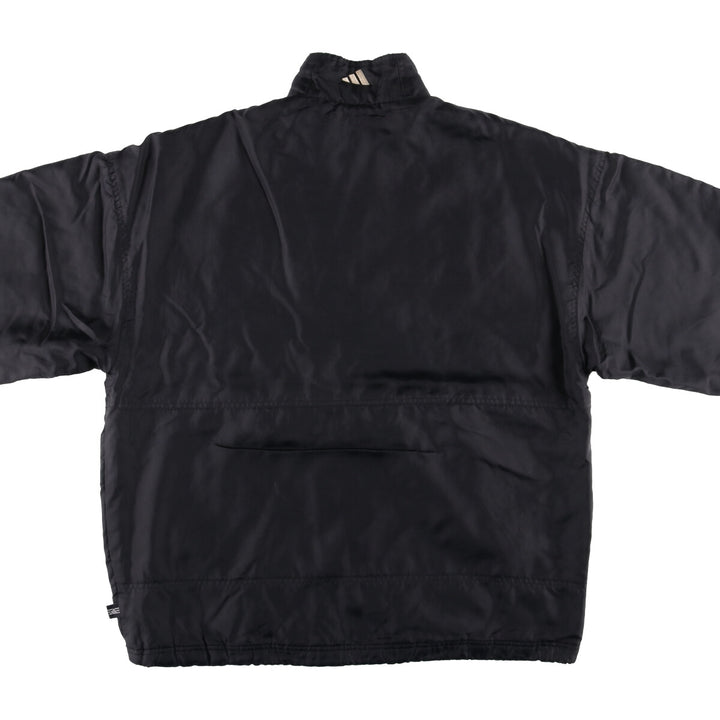 Vintage 90'S Adidas padded puffer jacket, size L, men's polyamide black type Vintage Second Hand