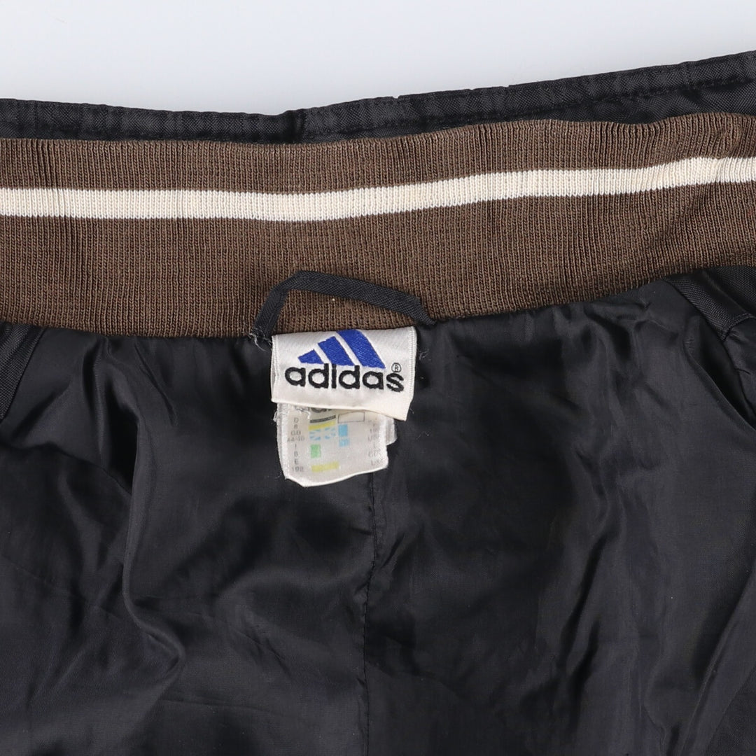 Vintage 90'S Adidas padded puffer jacket, size L, men's polyamide black type Vintage Second Hand