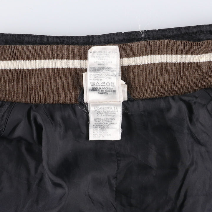 Vintage 90'S Adidas padded puffer jacket, size L, men's polyamide black type Vintage Second Hand