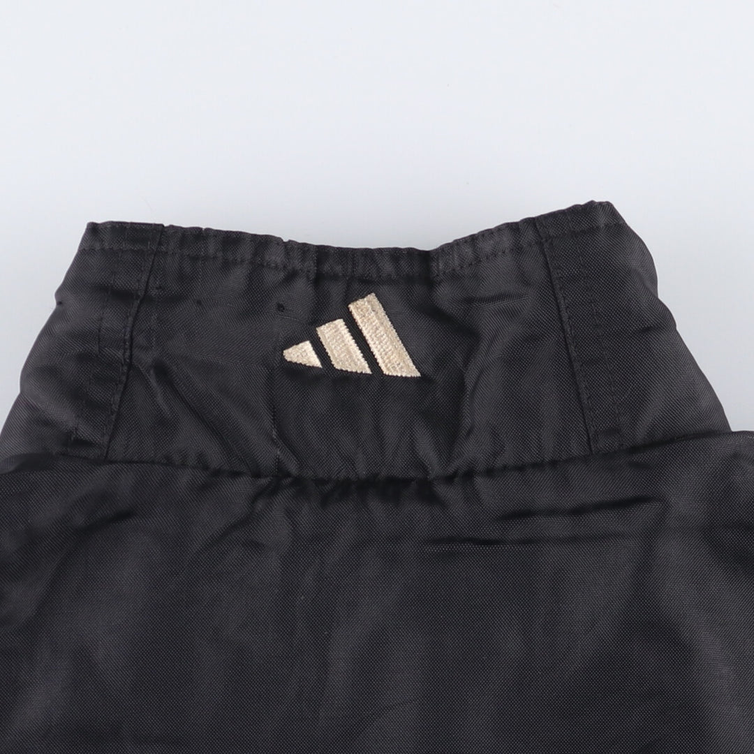 Vintage 90'S Adidas padded puffer jacket, size L, men's polyamide black type Vintage Second Hand