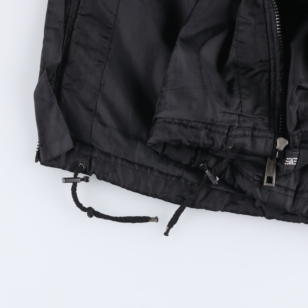 Vintage 90'S Adidas padded puffer jacket, size L, men's polyamide black type Vintage Second Hand