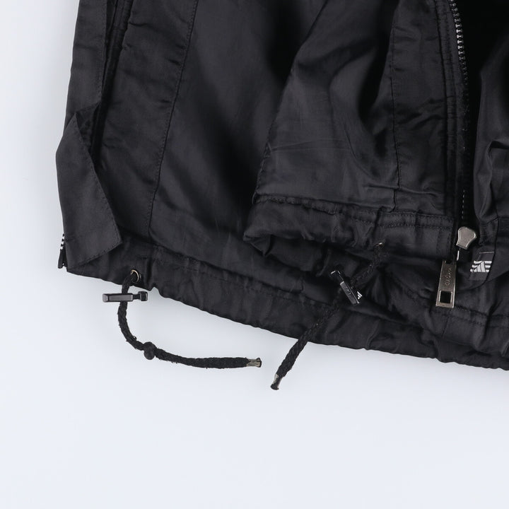 Vintage 90'S Adidas padded puffer jacket, size L, men's polyamide black type Vintage Second Hand