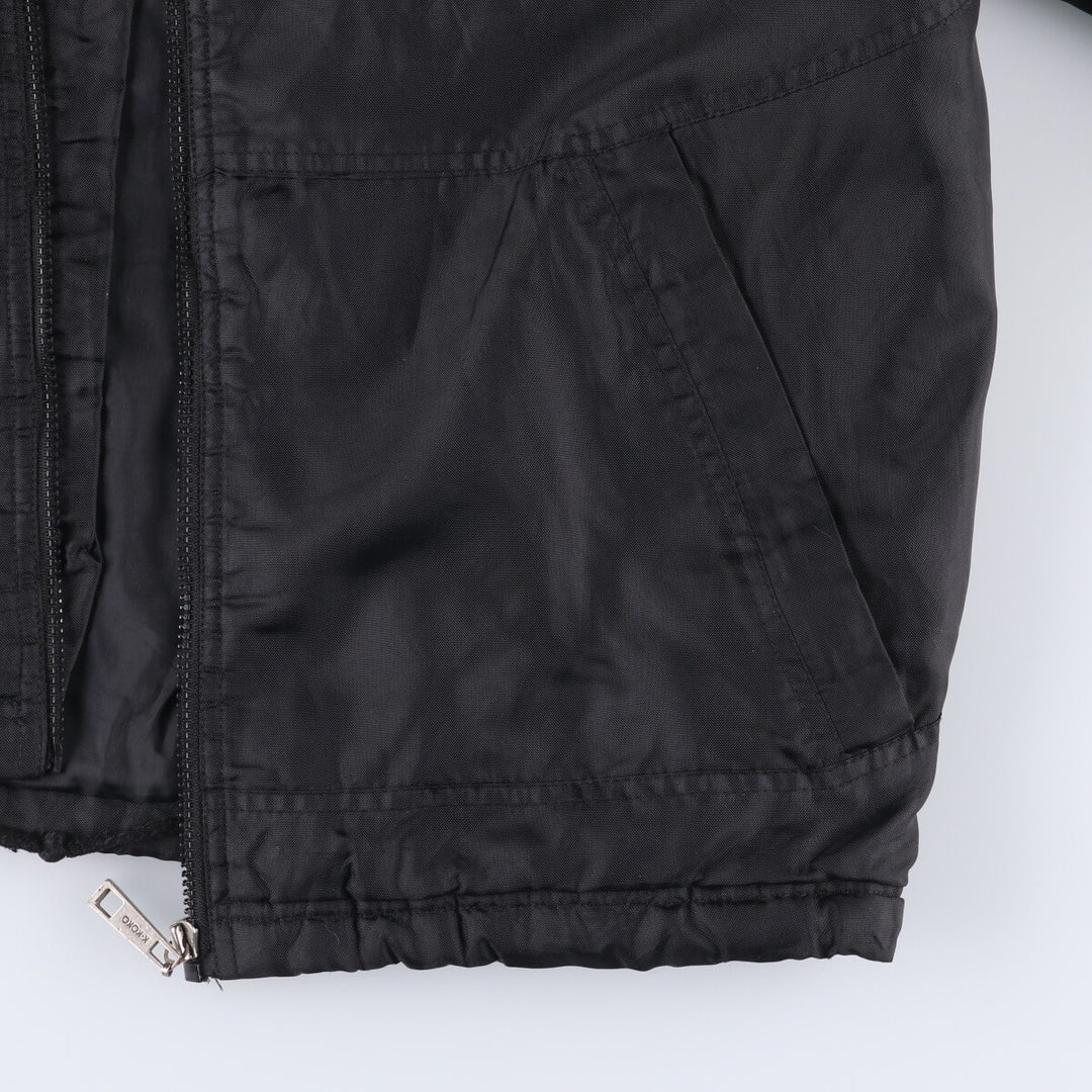 Vintage 90'S Adidas padded puffer jacket, size L, men's polyamide black type Vintage Second Hand