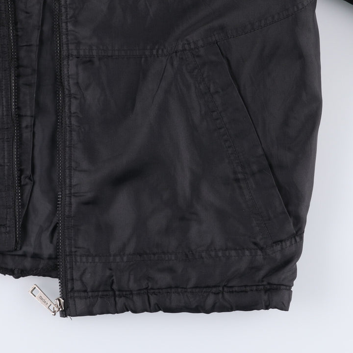 Vintage 90'S Adidas padded puffer jacket, size L, men's polyamide black type Vintage Second Hand