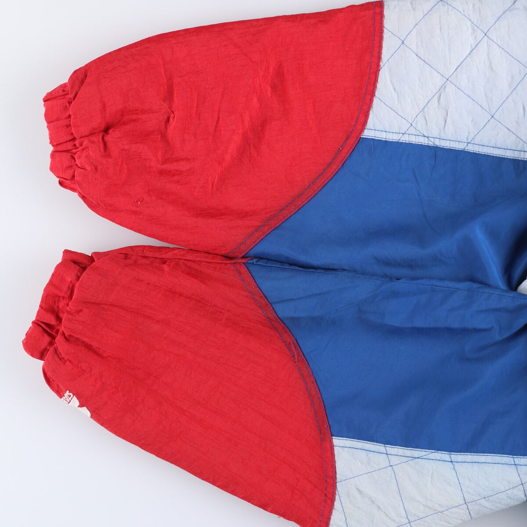 90'S Starter Kansas Jayhawks Padded Puffer Jacket, Men's Size L polyester blue type Vintage Second Hand