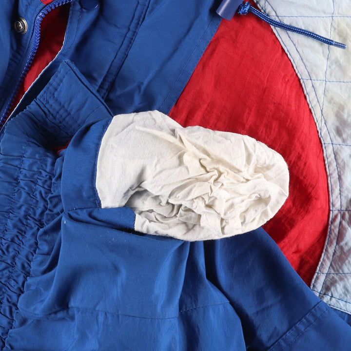 90'S Starter Kansas Jayhawks Padded Puffer Jacket, Men's Size L polyester blue type Vintage Second Hand